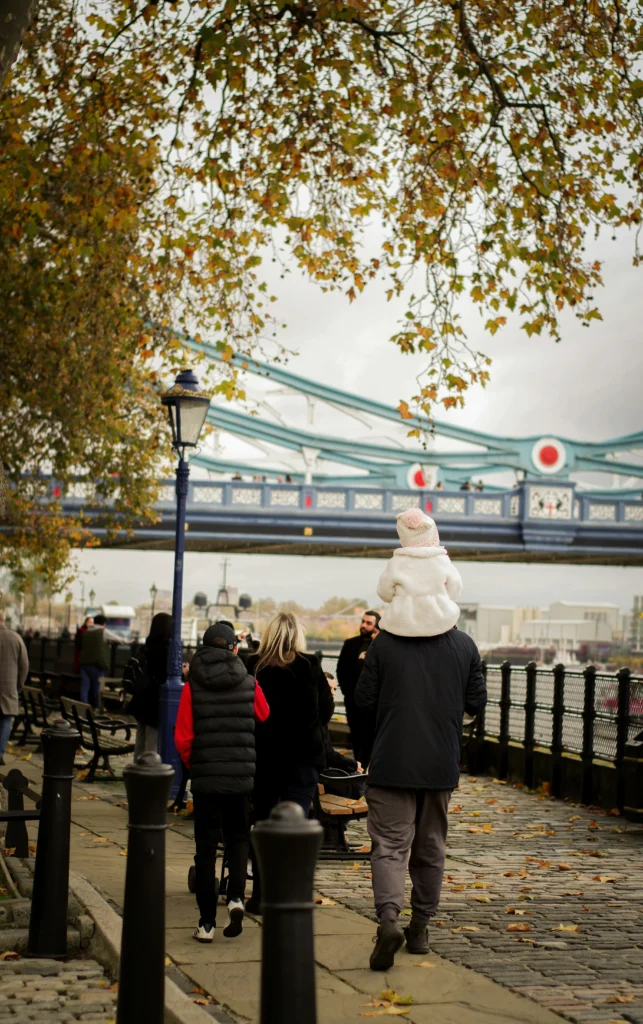 londres enfants voyage