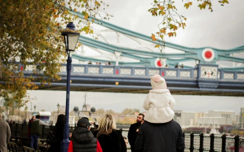 londres enfants voyage